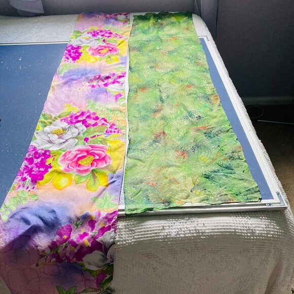 Diane Gilman Silk Scarf - Picture 7 of 12